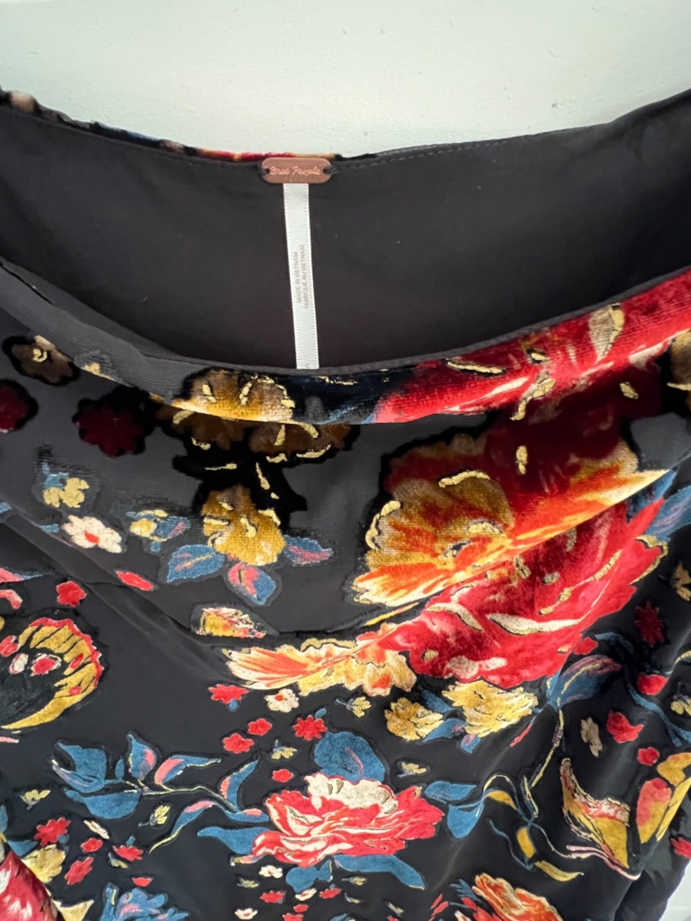 Free People Black Floral Midi Skirt - Picture 10 of 14